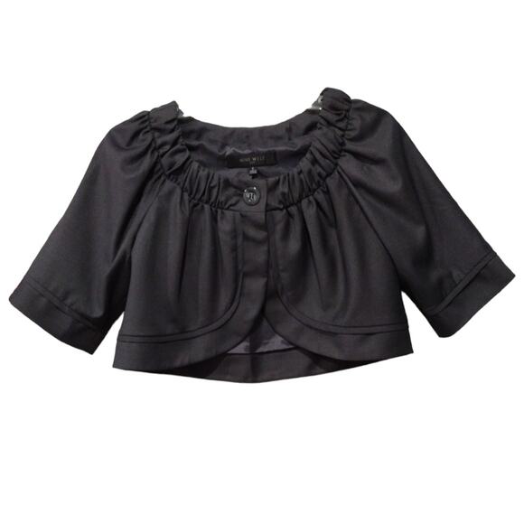 NINE WEST 2-Piece Power Suit, Crop Jacket & Sleeveless Dress SIZE 6 - Picture 10 of 11